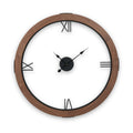 Vermont Walnut Wood Effect Wall Clock from Roseland Furniture