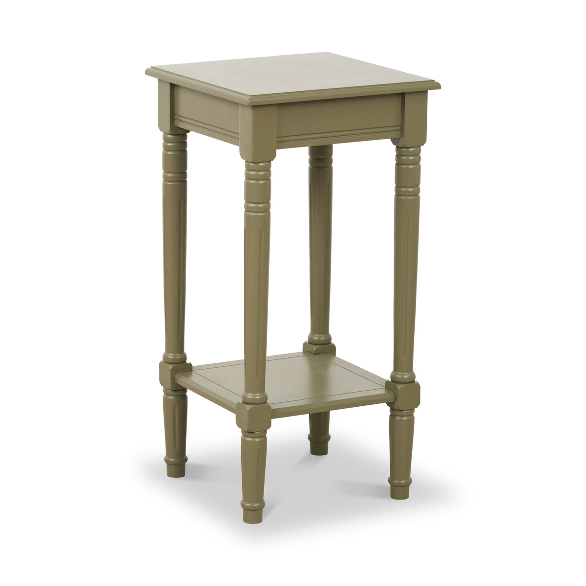 Heritage Olive Pine Wood Accent Table from Roseland Furniture