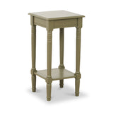 Heritage Olive Pine Wood Accent Table from Roseland Furniture