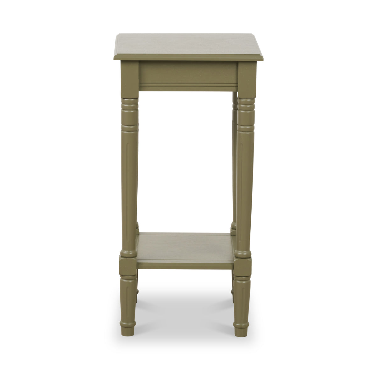 Heritage Olive Pine Wood Accent Table from Roseland Furniture