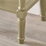 Heritage Olive Pine Wood Accent Table from Roseland Furniture