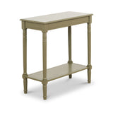 Heritage Olive Pine Wood Console Table from Roseland Furniture