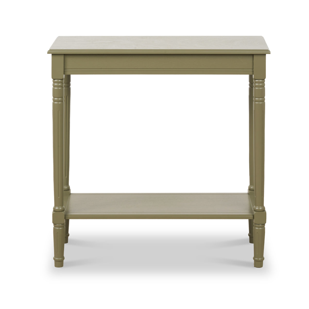 Heritage Olive Pine Wood Console Table from Roseland Furniture