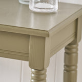 Heritage Olive Pine Wood Console Table from Roseland Furniture
