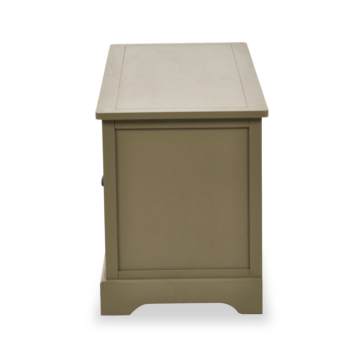 Croft Olive 3 Drawer Storage Bench from Roseland Furniture