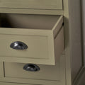 Croft Olive Pine Wood 6 Drawer Unit from Roseland Furniture