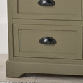 Croft Olive Pine Wood 6 Drawer Unit from Roseland Furniture