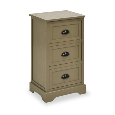 Croft Pine 3 Drawer Bedside Table