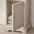 Croft Pine Display Cabinet Linen from Roseland Furniture