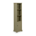 Croft Pine Display Cabinet Olive from Roseland Furniture