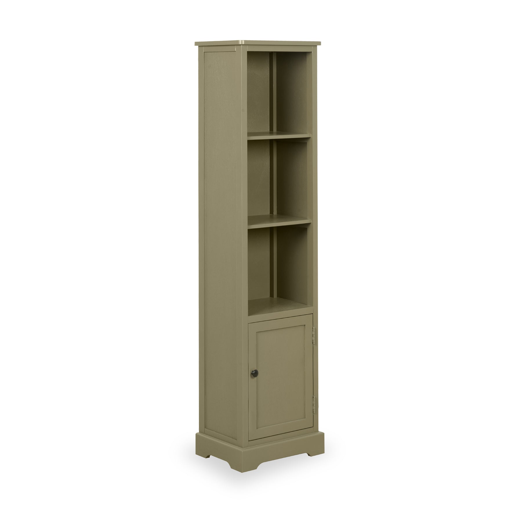 Croft Pine Display Cabinet Olive from Roseland Furniture