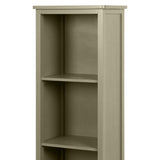 Croft Pine Display Cabinet Olive from Roseland Furniture