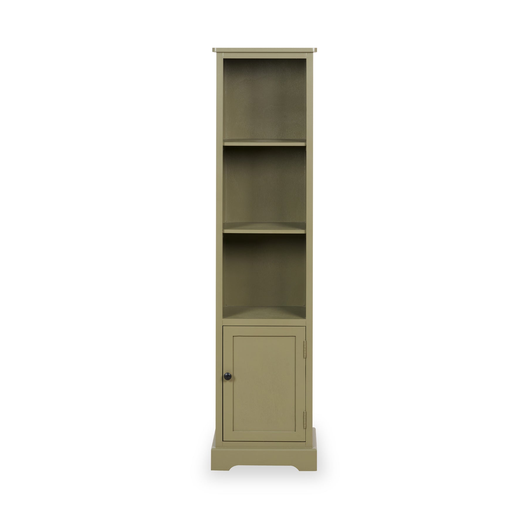 Croft Pine Display Cabinet Olive from Roseland Furniture