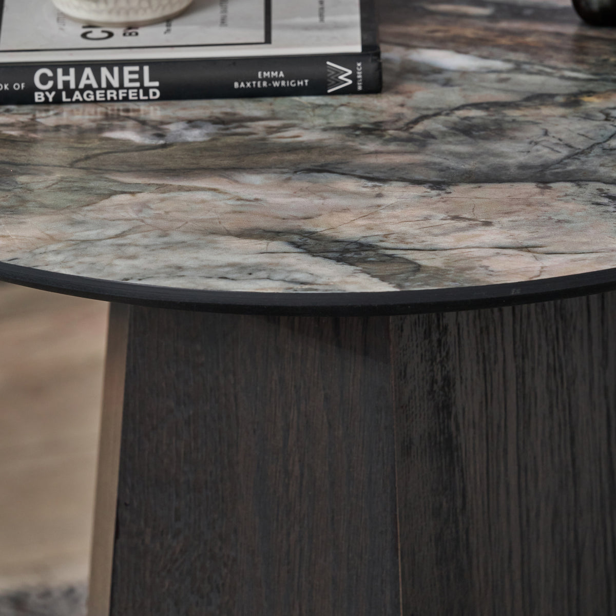Myana Marble Effect Coffee Table from Roseland Furniture