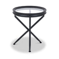 Elwood Glass Side Table from Roseland Furniture