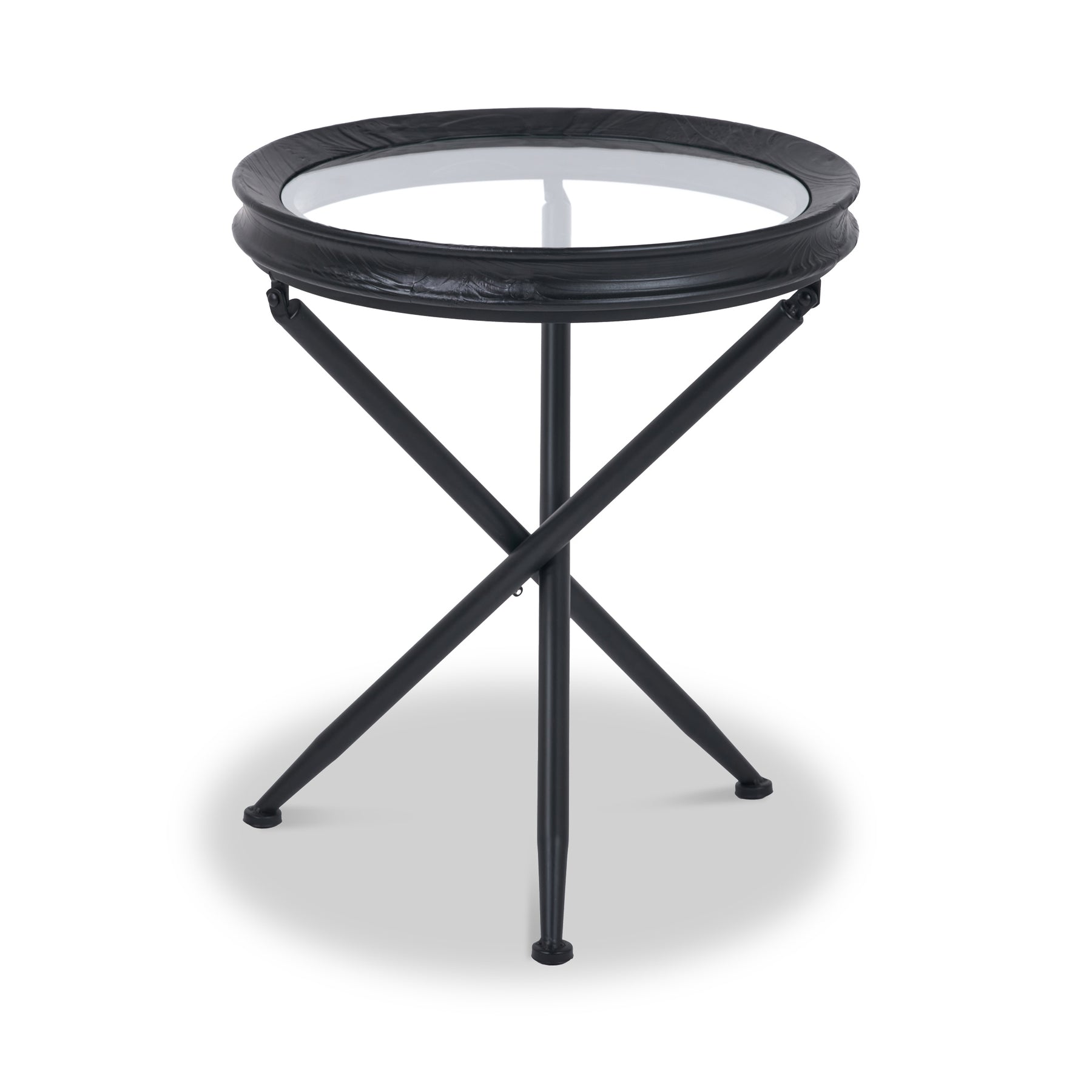 Elwood Glass Side Table from Roseland Furniture