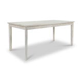Gio White Sand Acacia 180cm Dining Table from Roseland Furniture