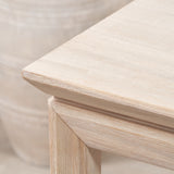 Gio White Sand Acacia 180cm Dining Table from Roseland Furniture