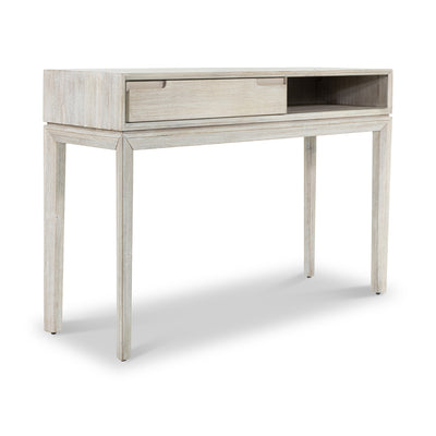 Gio White Sand Acacia Console Table