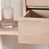 Gio White Sand 2 Drawer 7 Shelf Bookcase Unit from Roseland Furniture