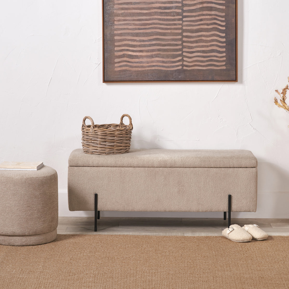 Catania Teddy Storage Bench from Roseland Furniture
