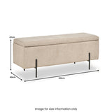 Catania Teddy Storage Bench from Roseland Furniture