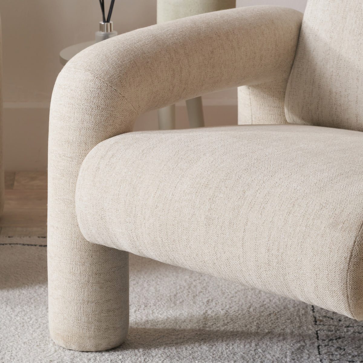 Ravello Textured Fabric Accent Chair from Roseland Furniture