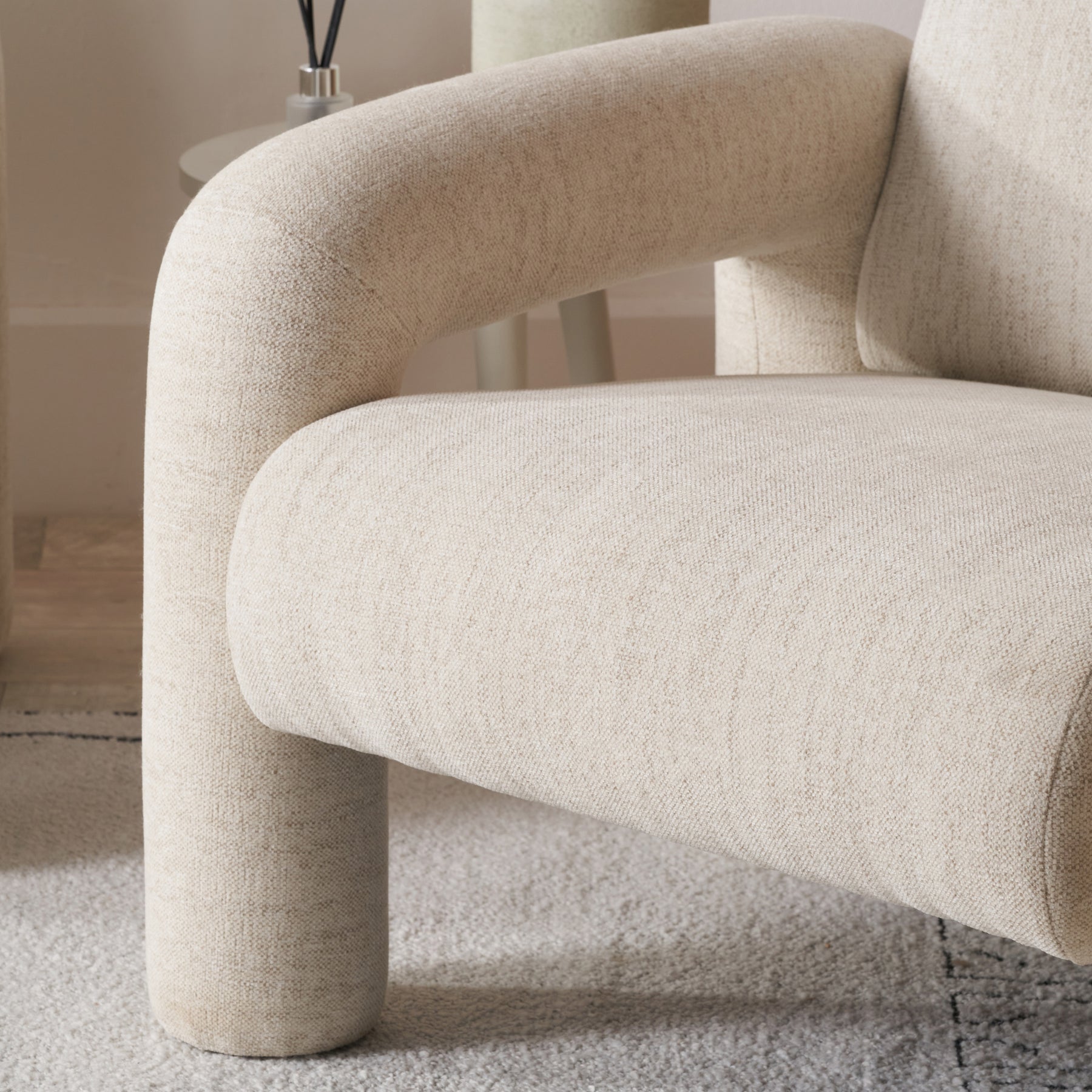 Ravello Textured Fabric Accent Chair from Roseland Furniture