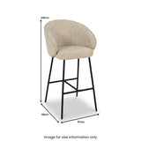Kelsby Tub Bar Stool from Roseland Furniture