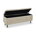 Else Buttoned Storage Ottoman from Roseland Furniture