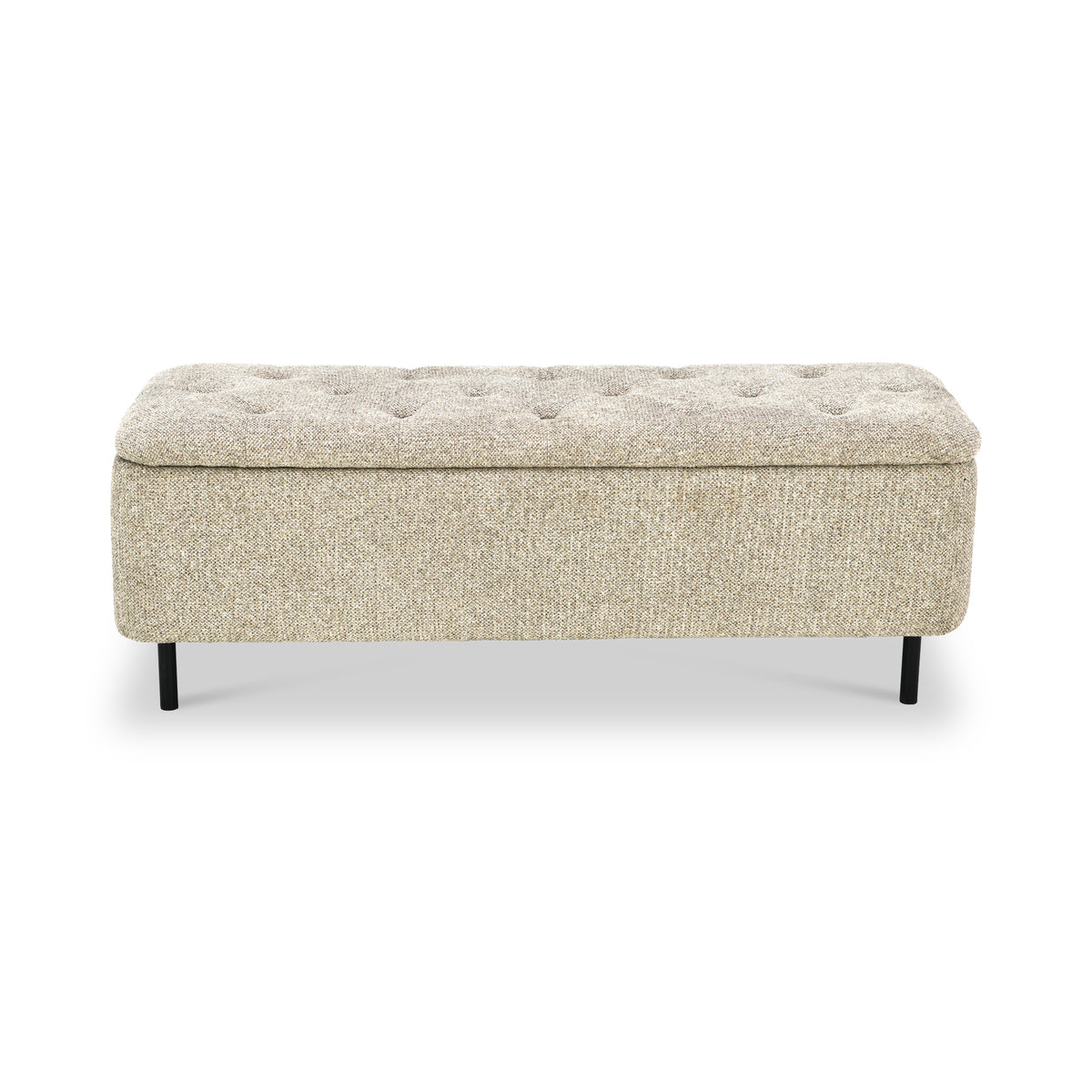 Else Buttoned Storage Ottoman from Roseland Furniture