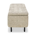 Else Buttoned Storage Ottoman from Roseland Furniture