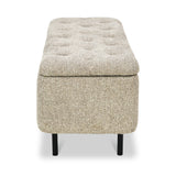 Else Buttoned Storage Ottoman from Roseland Furniture