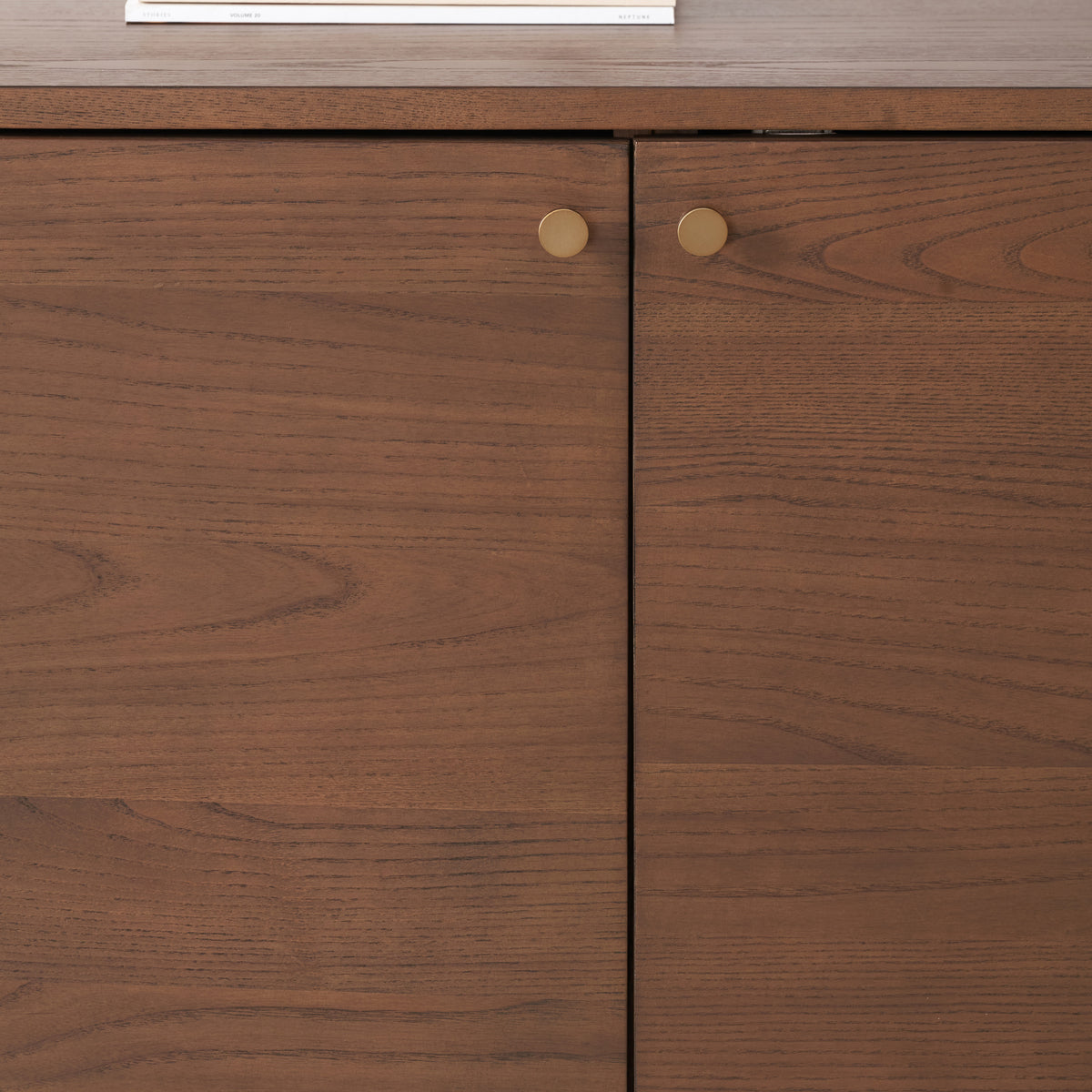 Elias Dark Ash 3 Door Sideboard Angle2 from Roseland Furniture