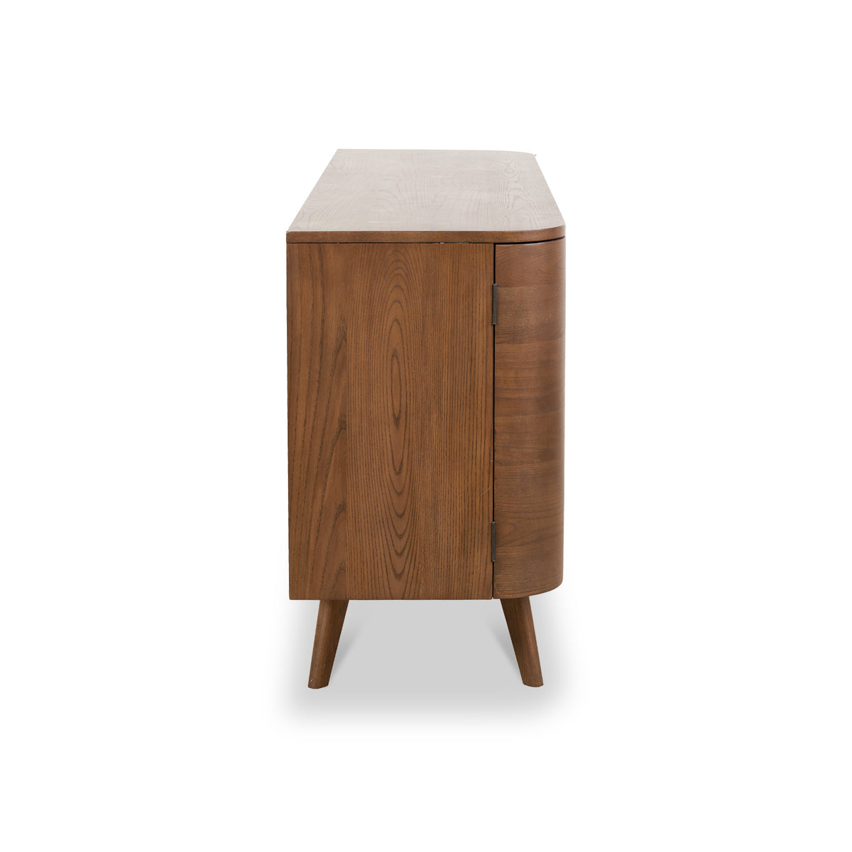 Elias Dark Ash 3 Door Sideboard Angle2 from Roseland Furniture