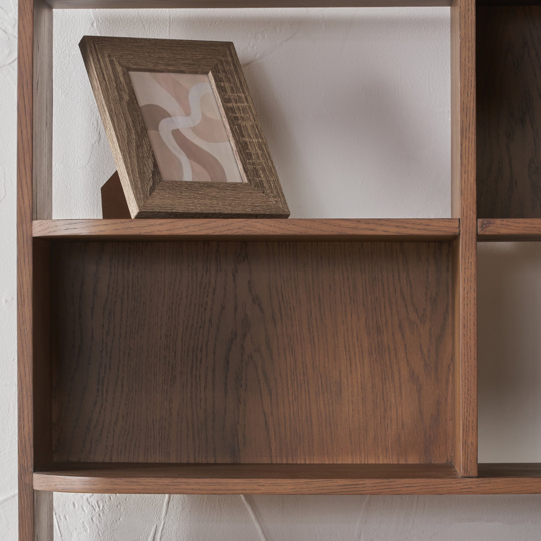 Elias Dark Ash 2 Door Shelving Unit from Roseland Furniture