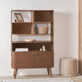 Elias Dark Ash 2 Door Shelving Unit from Roseland Furniture