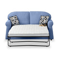 Croxdon Denim Faux Linen 2 Seater Sofabed with Denim Scatter Cushions from Roseland Furniture
