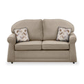 Croxdon Oatmeal Faux Linen 2 Seater Sofabed with Oatmeal Scatter Cushions from Roseland Furniture