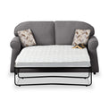 Giselle Charcoal Soft Weave 2 Seater Sofabed with Oatmeal Scatter Cushions from Roseland Furniture