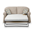 Giselle Fawn Soft Weave 2 Seater Sofabed with Beige Scatter Cushions from Roseland Furniture