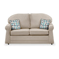 Giselle Fawn Soft Weave 2 Seater Sofabed with Duck Egg Scatter Cushions from Roseland Furniture