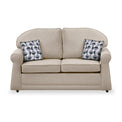 Giselle Fawn Soft Weave 2 Seater Sofabed with Mono Scatter Cushions from Roseland Furniture