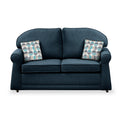 Giselle Midnight Soft Weave 2 Seater Sofabed with Duck Egg Scatter Cushions from Roseland Furniture