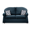 Giselle Midnight Soft Weave 2 Seater Sofabed with Mono Scatter Cushions from Roseland Furniture