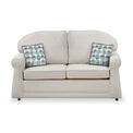 Giselle Oatmeal Soft Weave 2 Seater Sofabed with Duck Egg Scatter Cushions from Roseland Furniture