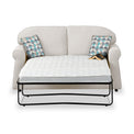 Giselle Oatmeal Soft Weave 2 Seater Sofabed with Duck Egg Scatter Cushions from Roseland Furniture