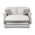 Giselle Oatmeal Soft Weave 2 Seater Sofabed with Mono Scatter Cushions from Roseland Furniture