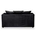 Bletchley Black Jumbo Cord 2 Seater Sofa from Roseland Furniture