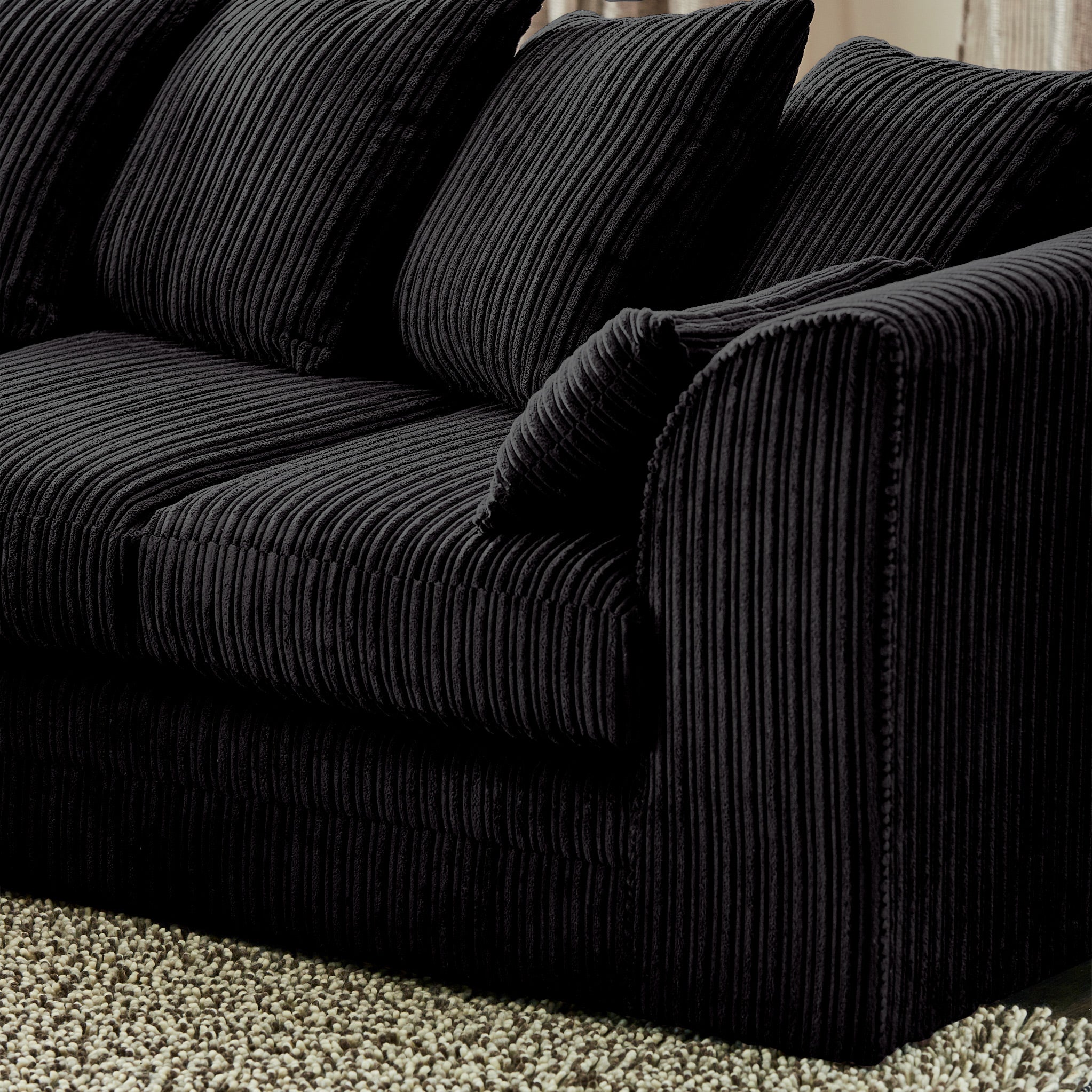 Cord shop velour sofa
